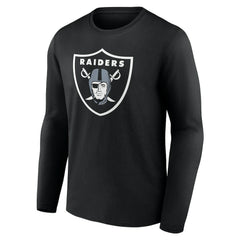 Las Vegas Raiders Team Authentic Personalized Name & Number Long Sleeve T-Shirt Black - NFL