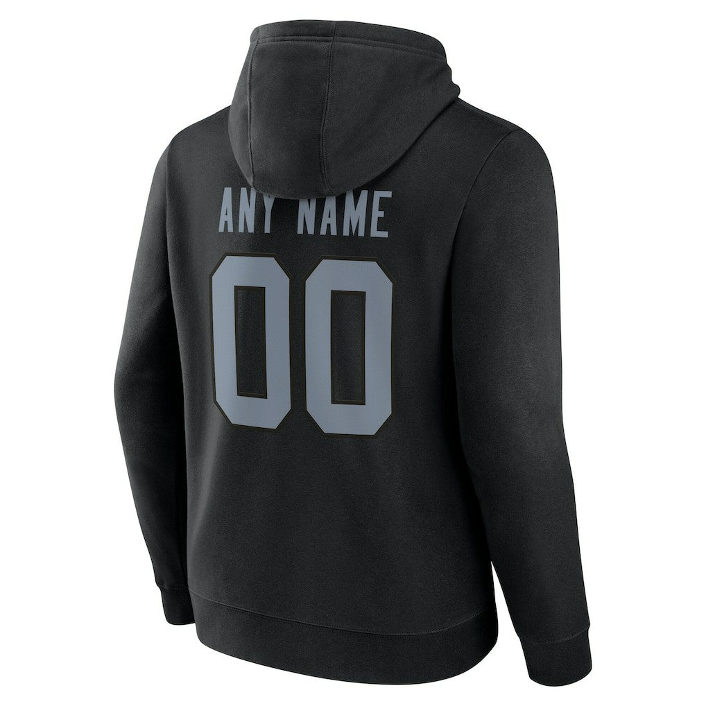 Las Vegas Raiders Team Authentic Personalized Name & Number Hoodie Black - NFL