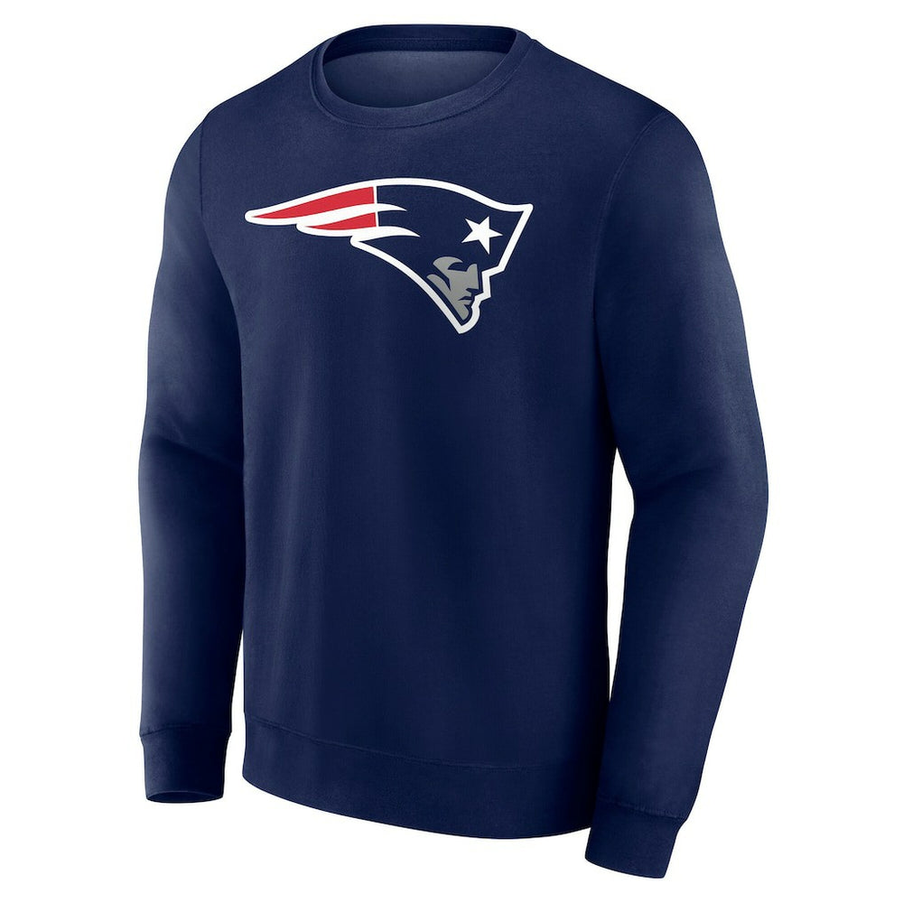 New England Patriots Team Authentic Personalized Name & Number Sweatshirt Navy - NFL