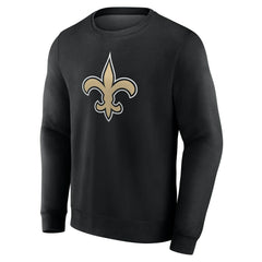 New Orleans Saints Team Authentic Personalized Name & Number Sweatshirt Black - NFL