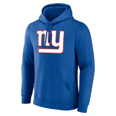 New York Giants Team Authentic Personalized Name & Number Hoodie Royal - NFL