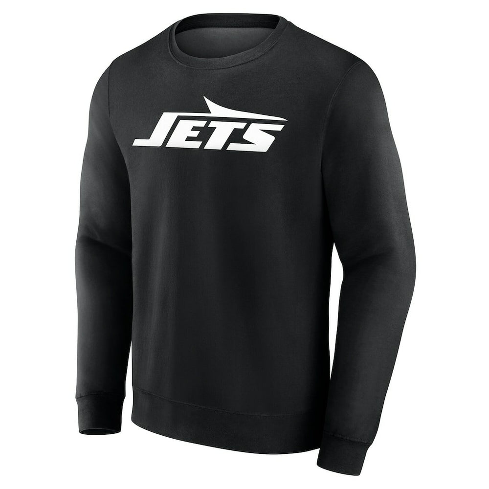 New York Jets Team Authentic Personalized Name & Number Sweatshirt Black - NFL