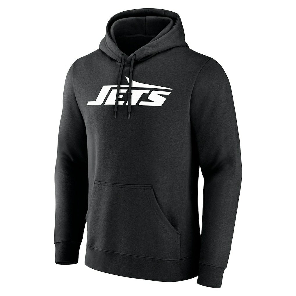 New York Jets Team Authentic Personalized Name & Number Hoodie Black - NFL