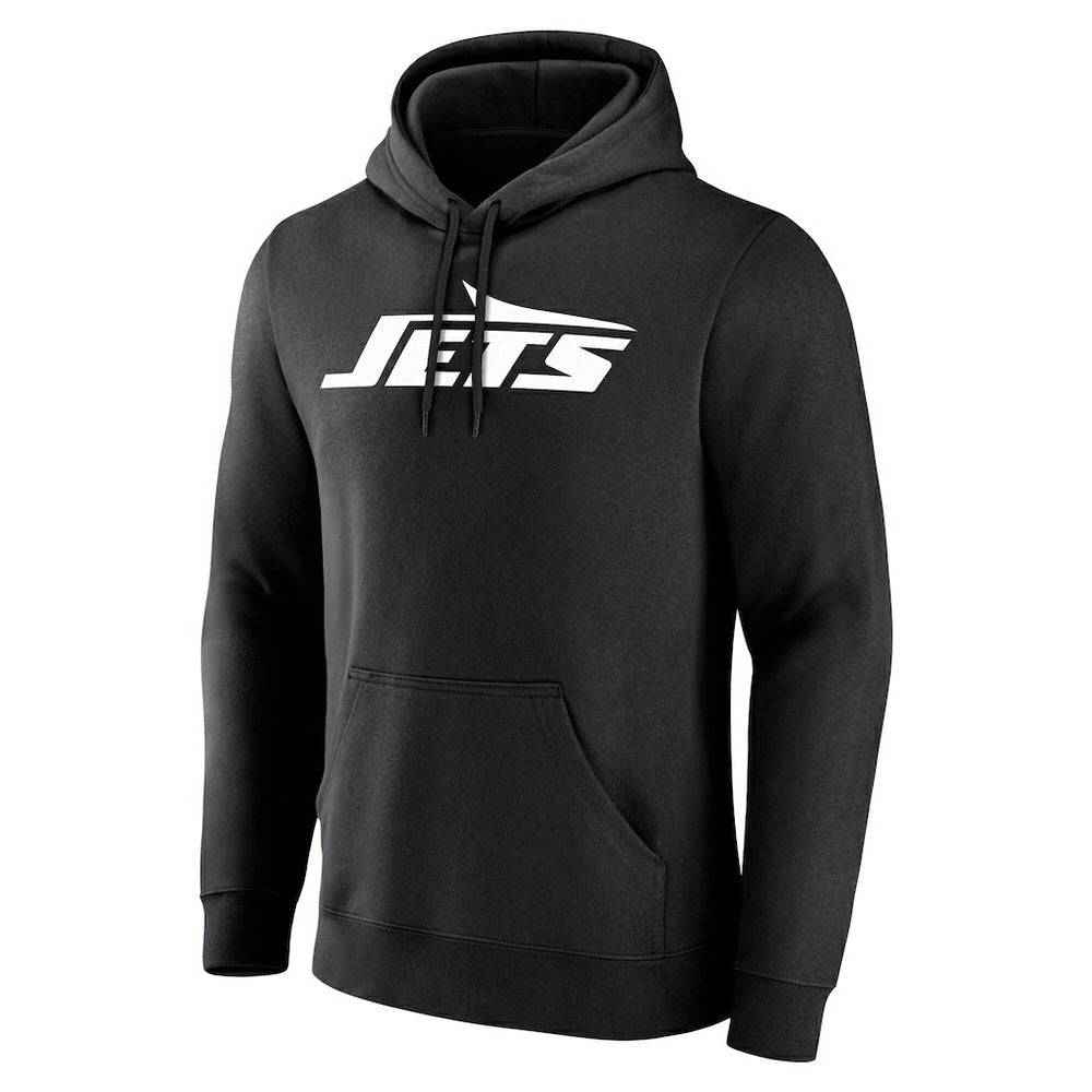 New York Jets Team Authentic Personalized Name & Number Hoodie Black - NFL