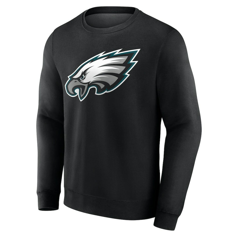 Philadelphia Eagles Team Authentic Personalized Name & Number Sweatshirt Black - NFL