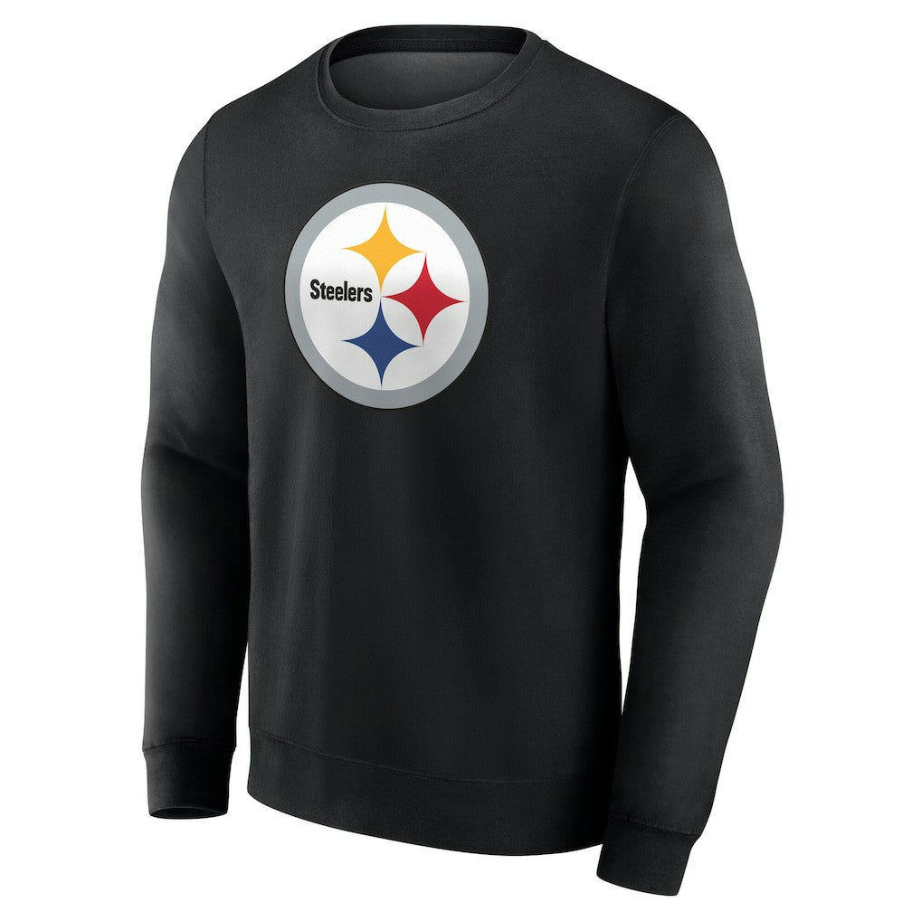 Pittsburgh Steelers Team Authentic Personalized Name & Number Sweatshirt Black - NFL