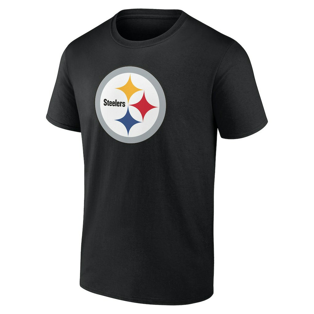 Pittsburgh Steelers Team Authentic Personalized Name & Number T-Shirt Black - NFL