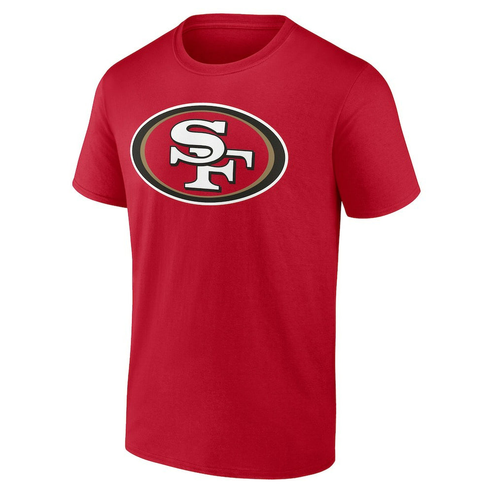 San Francisco 49ers Team Authentic Personalized Name & Number T-Shirt Scarlet - NFL