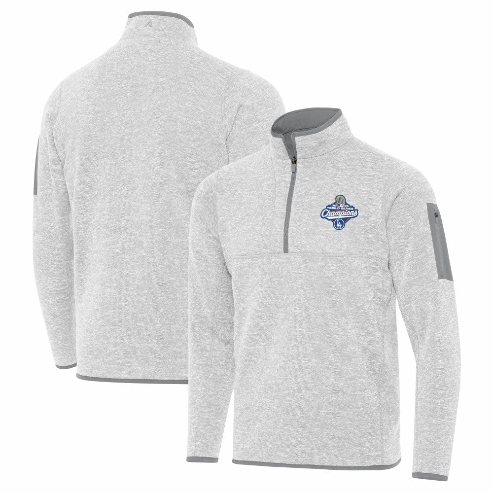 Los Angeles Dodgers Antigua 2025 World Series Champions Fortune Quarter-Zip Jacket Clearance