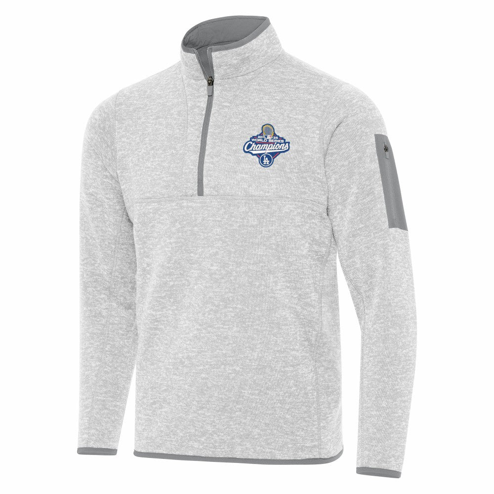 Los Angeles Dodgers Antigua 2025 World Series Champions Fortune Quarter-Zip Jacket Clearance