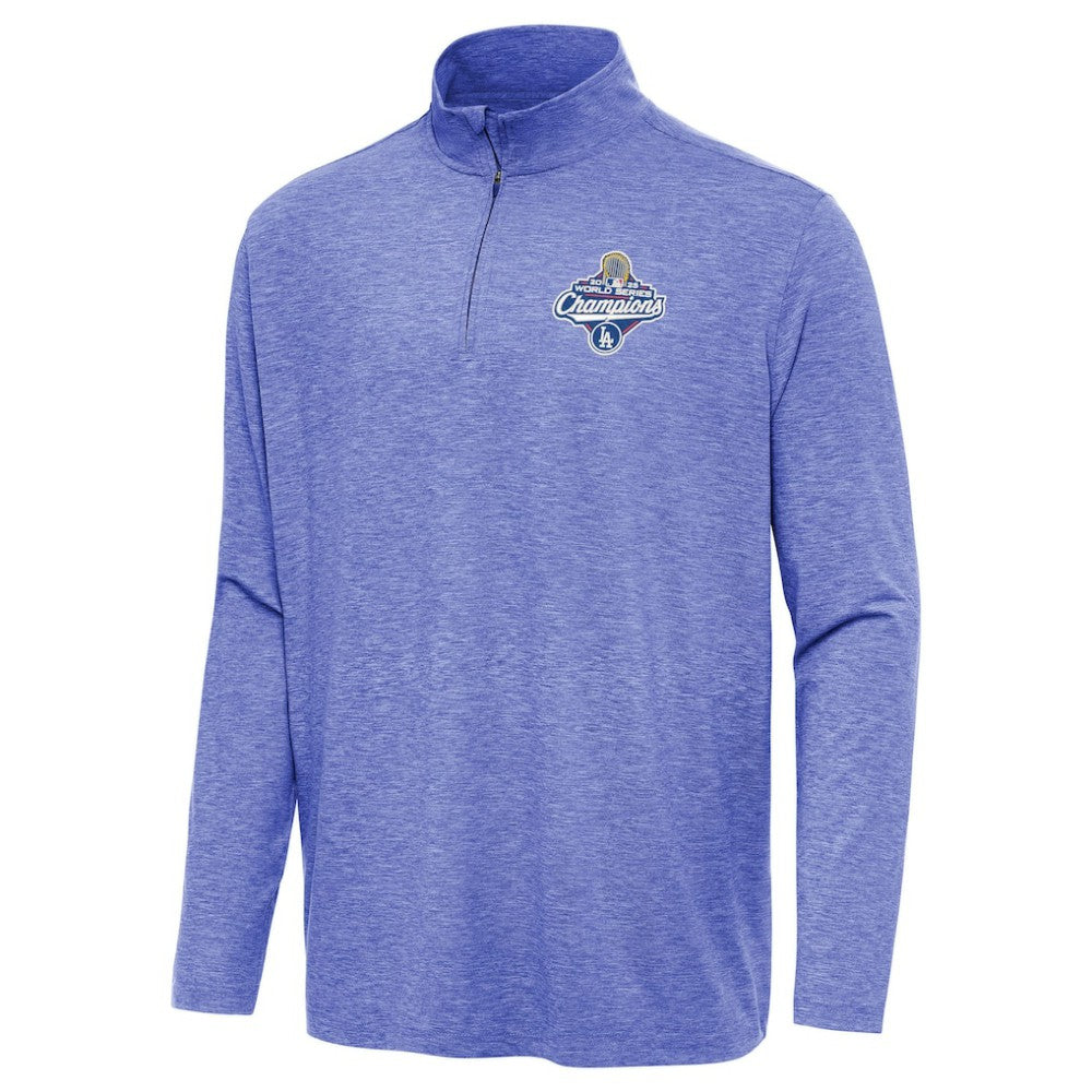 Los Angeles Dodgers Antigua 2025 World Series Champions Hunk Quarter-Zip Top discount