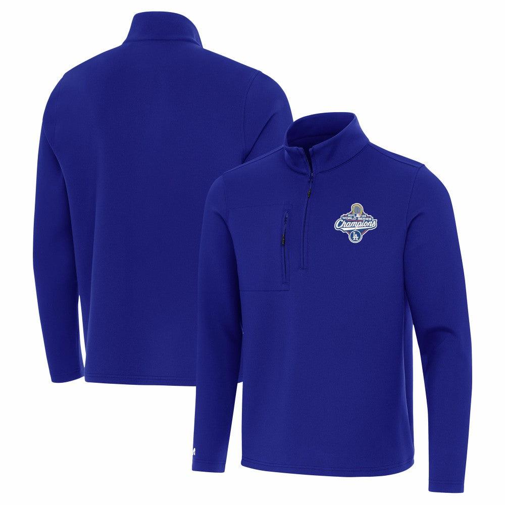 Los Angeles Dodgers Antigua 2025 World Series Champions Insider Quarter-Zip Pullover for sale