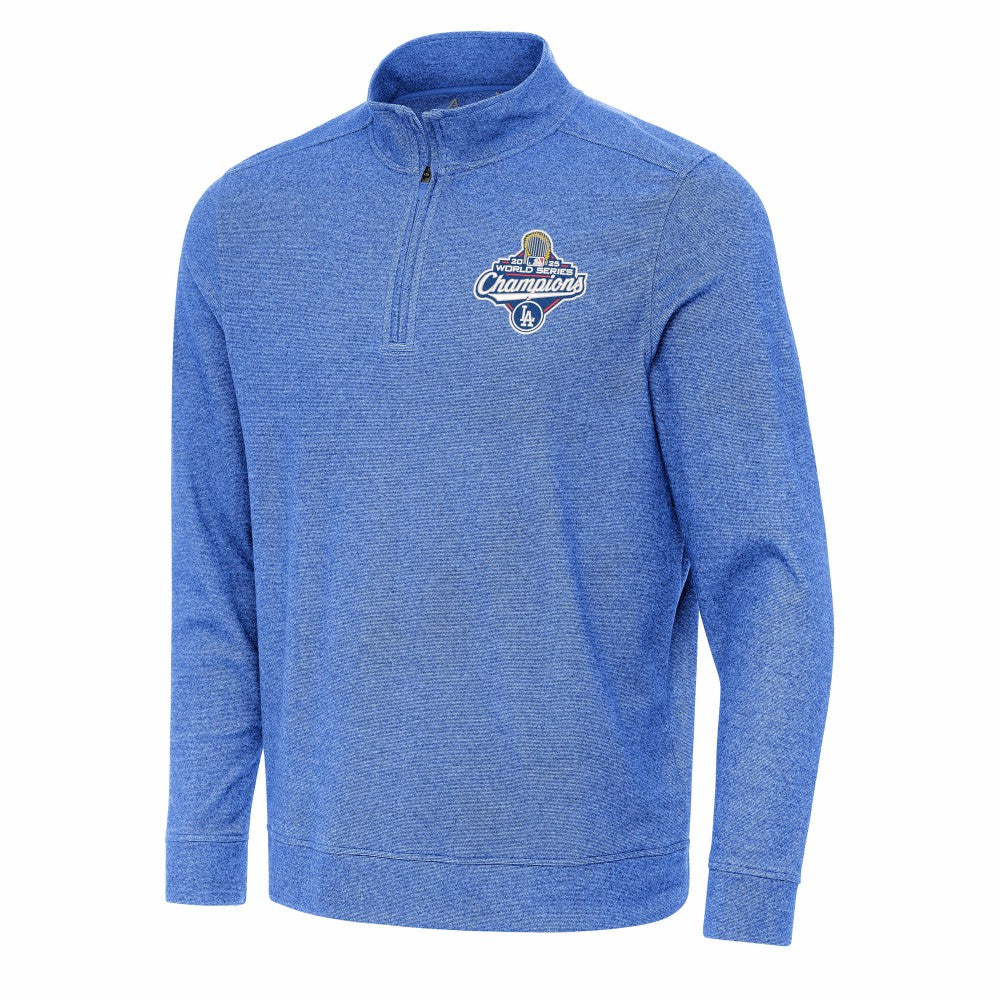 Los Angeles Dodgers Antigua 2025 World Series Champions Subtle Quarter-Zip Sweatshirt for sale