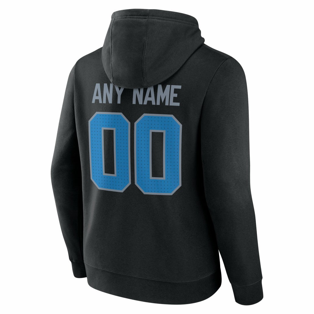Detroit Lions Big & Tall Team Authentic Custom Hoodie Black - NFL