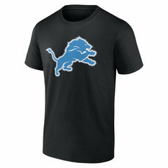 Detroit Lions Big & Tall Team Authentic Custom T-Shirt Black - NFL