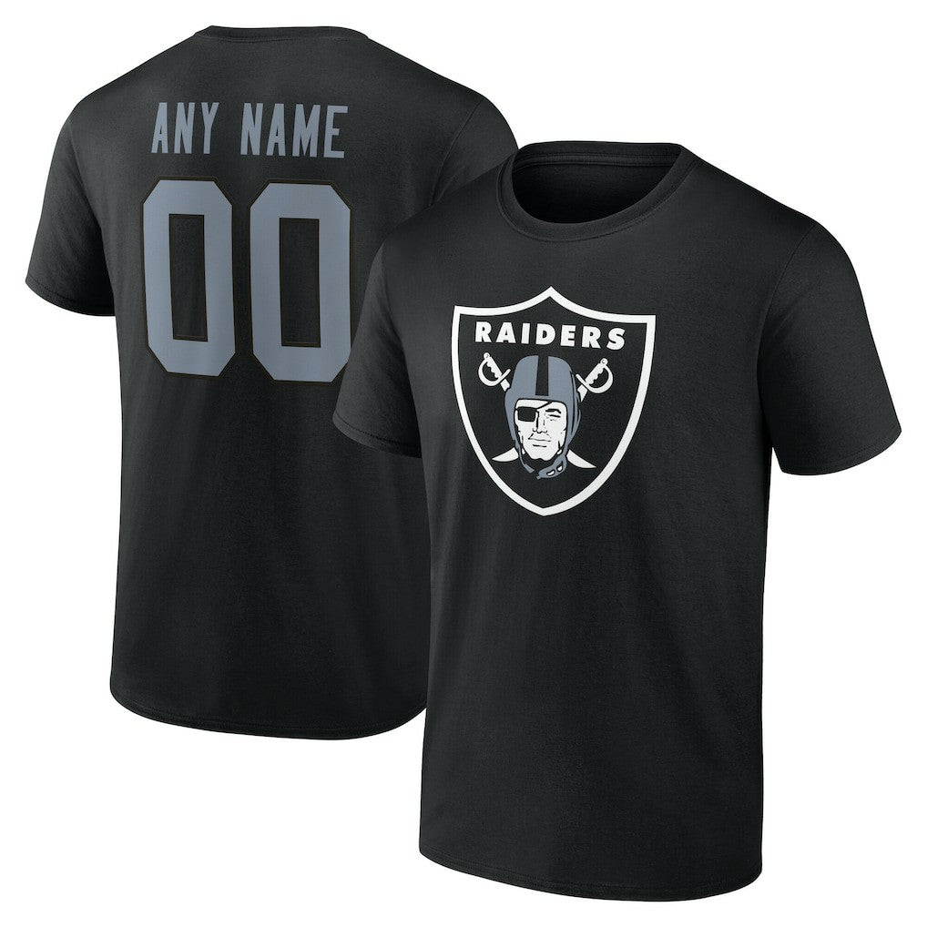 Las Vegas Raiders Big & Tall Team Authentic Custom T-Shirt Black - NFL