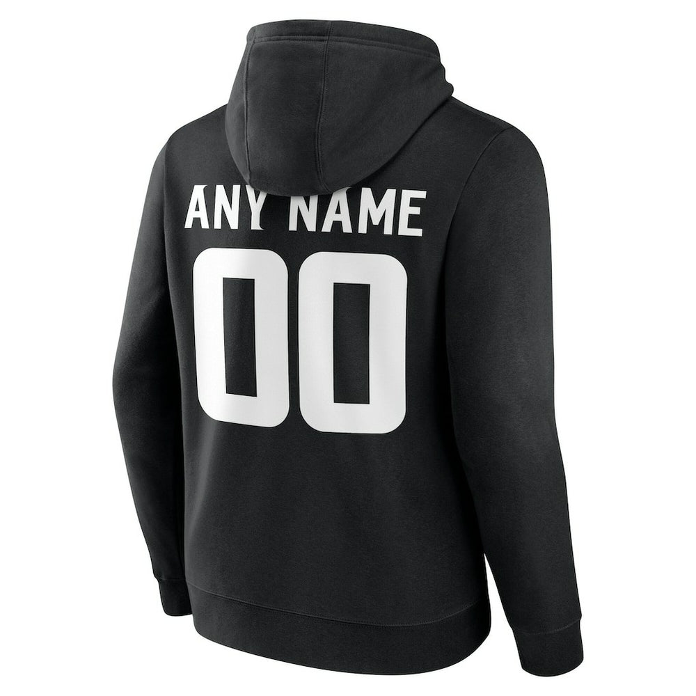 Minnesota Vikings Big & Tall Team Authentic Custom Hoodie Black - NFL