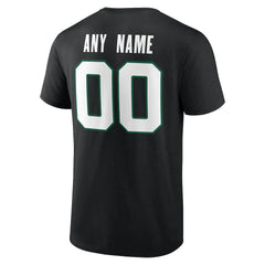 New York Jets Big & Tall Team Authentic Custom T-Shirt Black - NFL