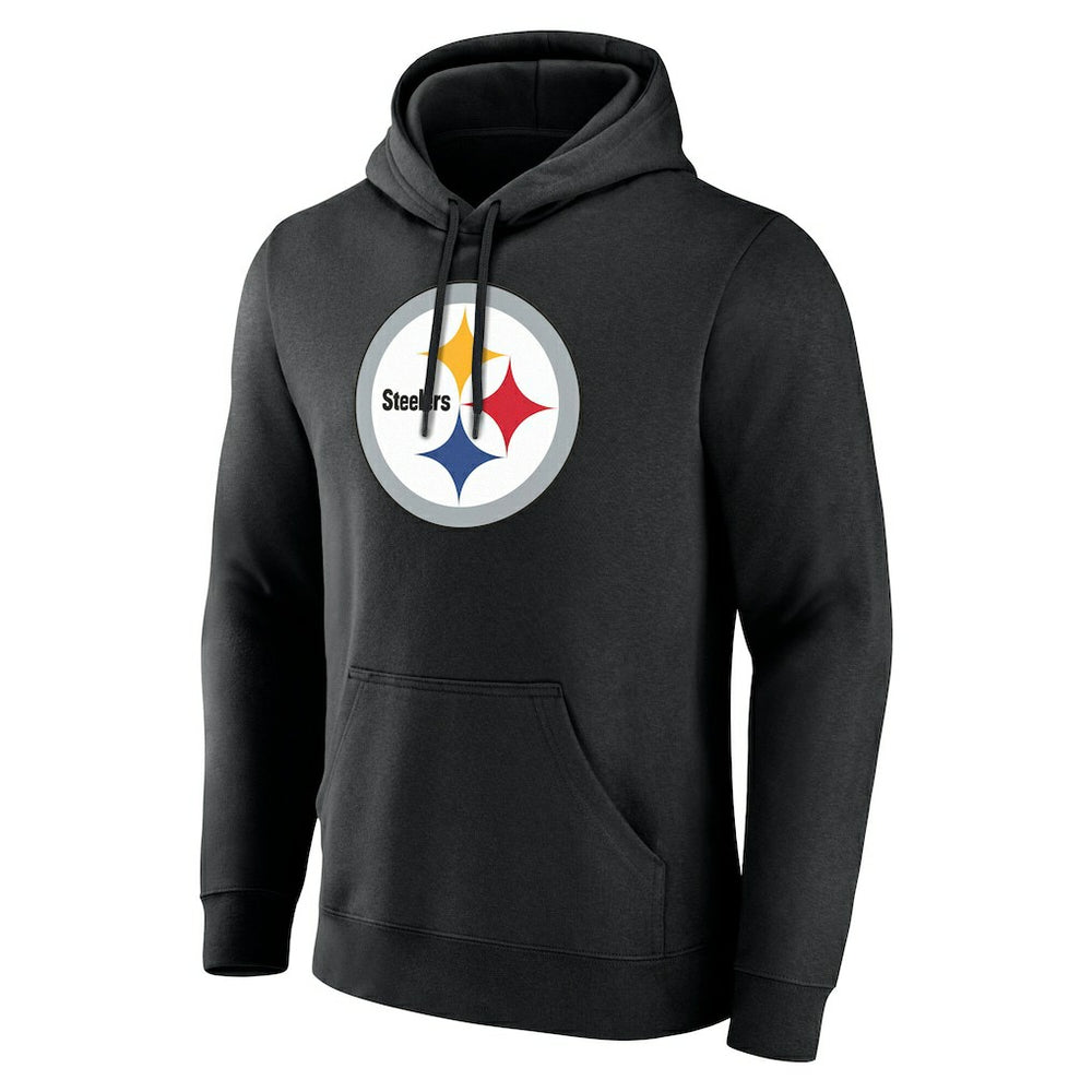 Pittsburgh Steelers Big & Tall Team Authentic Custom Hoodie Black - NFL