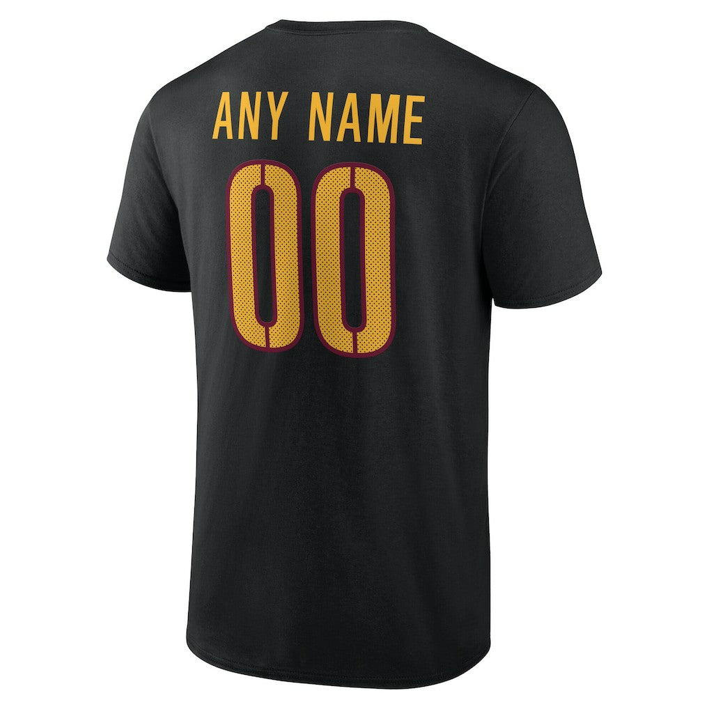 Washington Commanders Big & Tall Team Authentic Custom T-Shirt Black - NFL