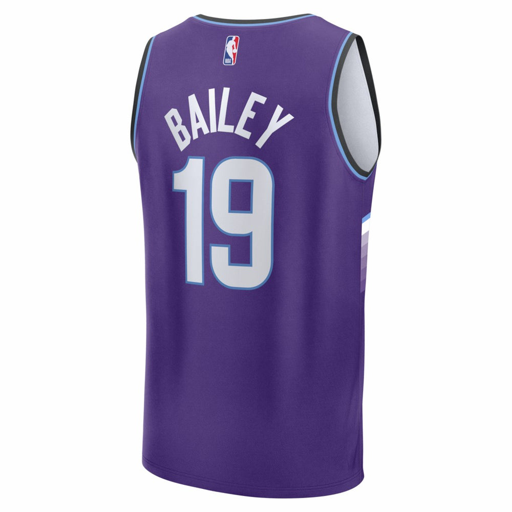 Fanatics - Ace Bailey Utah Jazz Fast Break Replica Jersey - Purple - Icon Edition