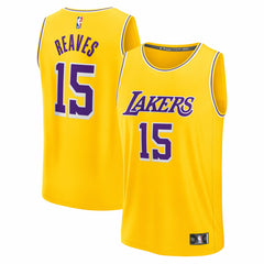 Fanatics - Austin Reaves Los Angeles Lakers Youth Fast Break Replica Jersey - Gold - Icon Edition