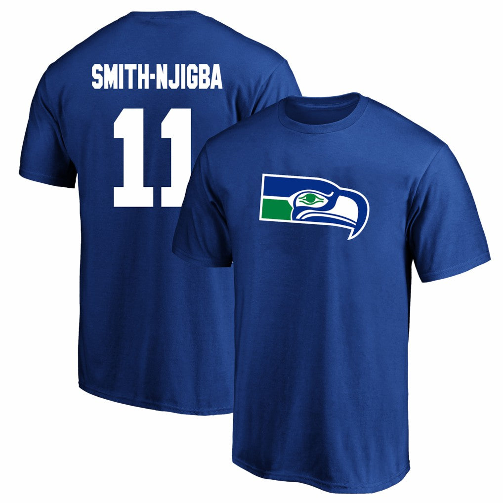 Jaxon Smith-Njigba Seattle Seahawks Big & Tall Player Name & Number T-Shirt Royal - Fanatics