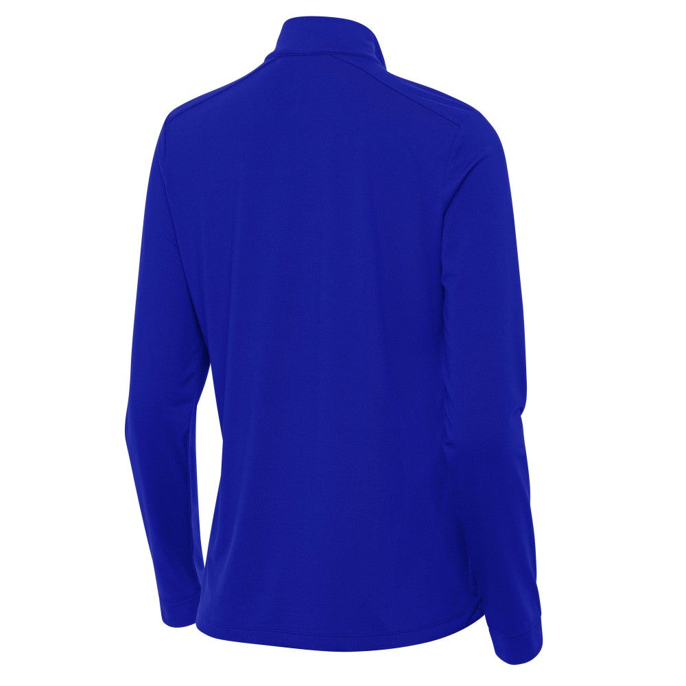 Los Angeles Dodgers Antigua Women's 2025 World Series Champions Intent Quarter-Zip Pullover Clearance