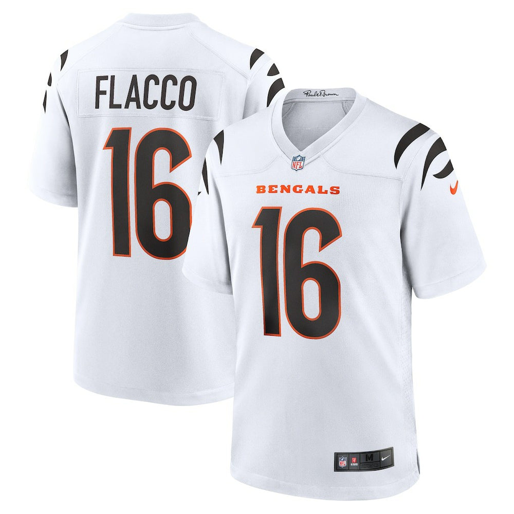 Joe Flacco Cincinnati Bengals Game Jersey White - Nike
