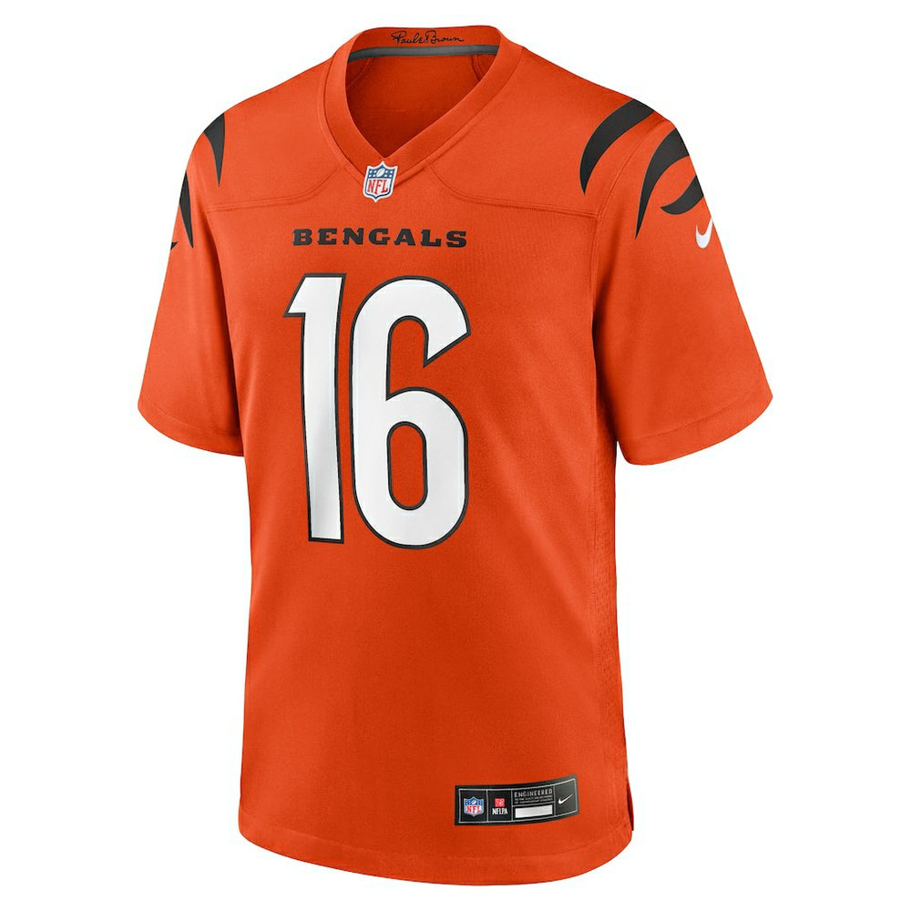 Joe Flacco Cincinnati Bengals Alternate Game Jersey Orange - Nike