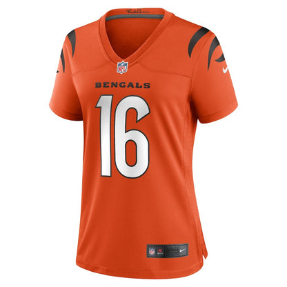 Joe Flacco Cincinnati Bengals Women's Alternate Game Jersey - Orange | NFL Jerseys