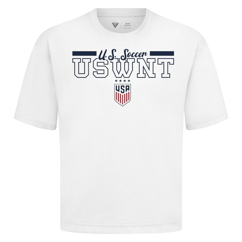 USWNT Levelwear Vanguard Luxe Signature T-Shirts - White