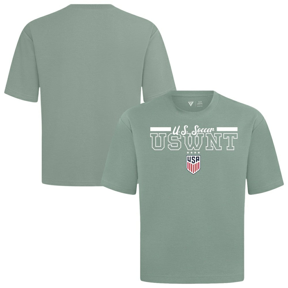 USWNT Levelwear Vanguard Luxe Signature T-Shirts - Green