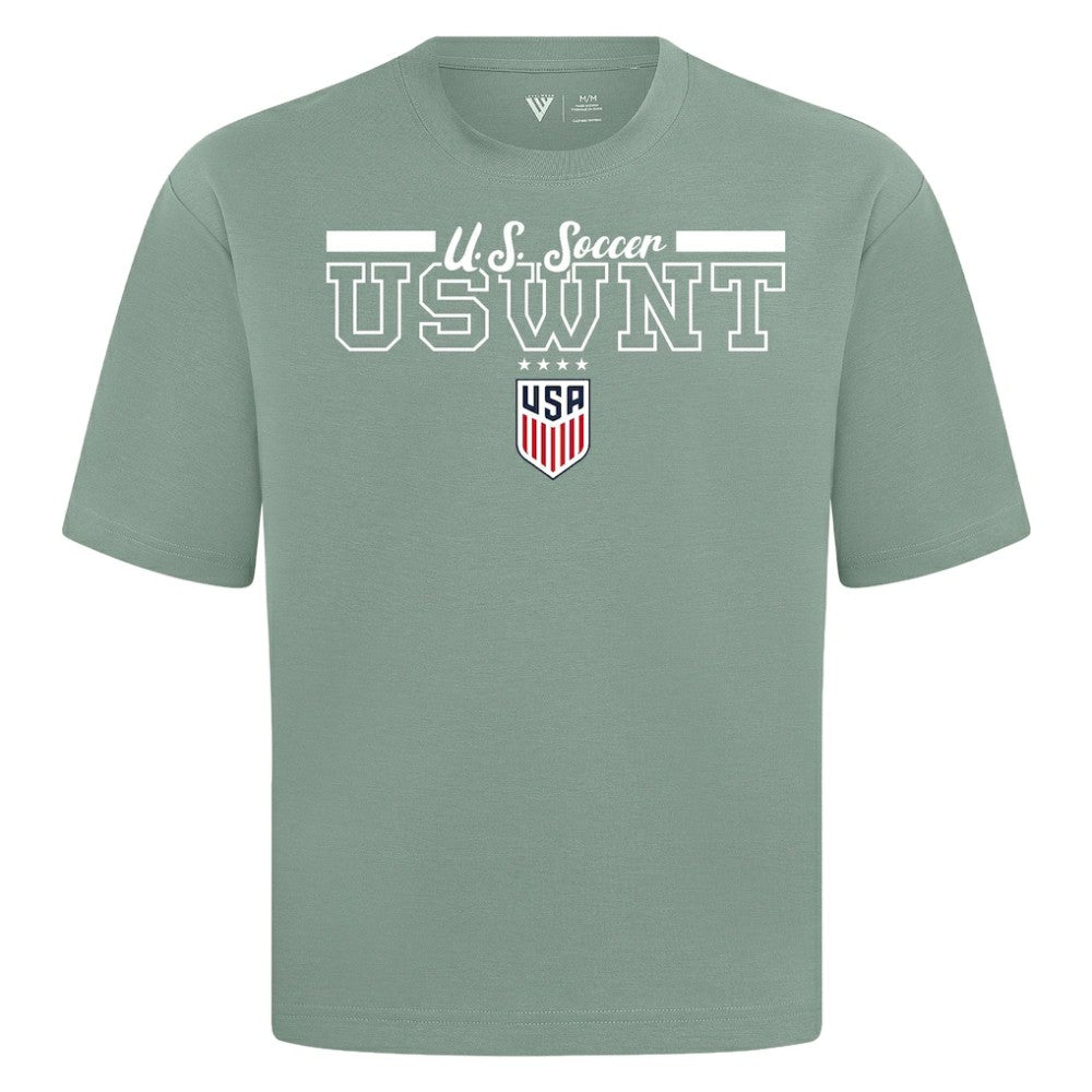 USWNT Levelwear Vanguard Luxe Signature T-Shirts - Green
