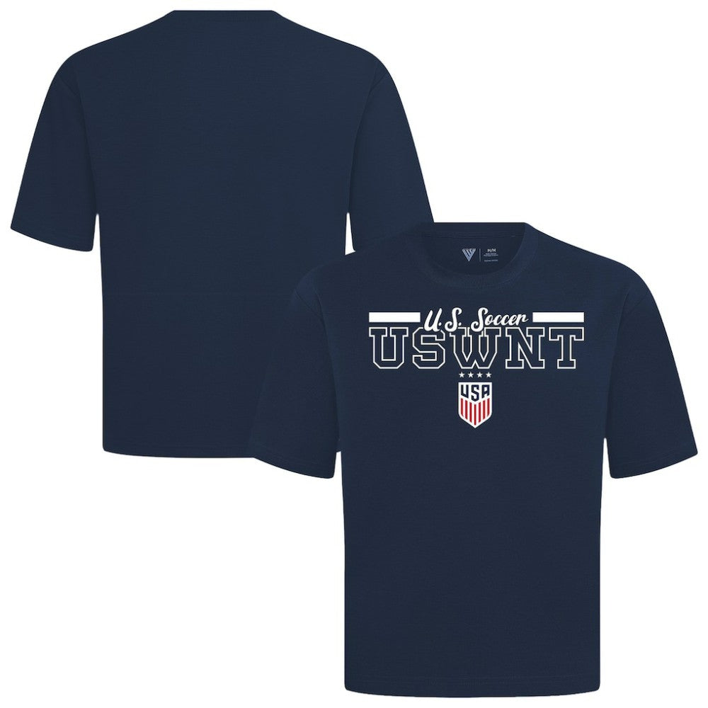 USWNT Levelwear Vanguard Luxe Signature T-Shirts - Navy