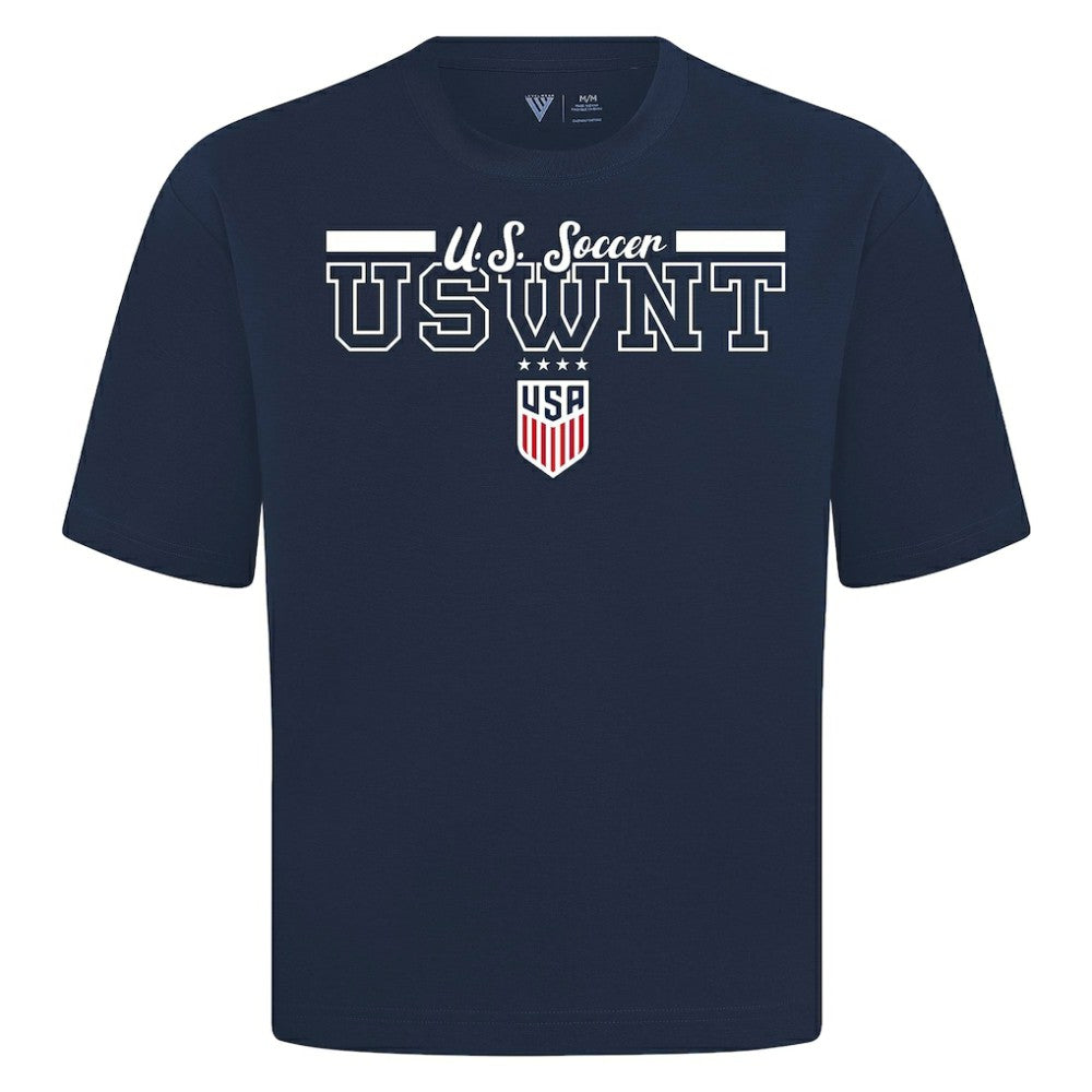 USWNT Levelwear Vanguard Luxe Signature T-Shirts - Navy