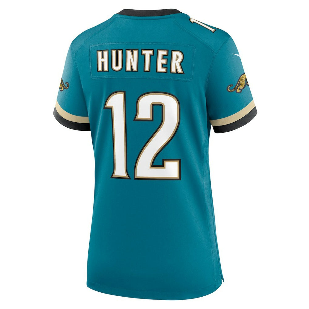 Travis Hunter Jacksonville Jaguars Women's Alternate 2 Prowler Throwback Game Jersey Teal - Nike