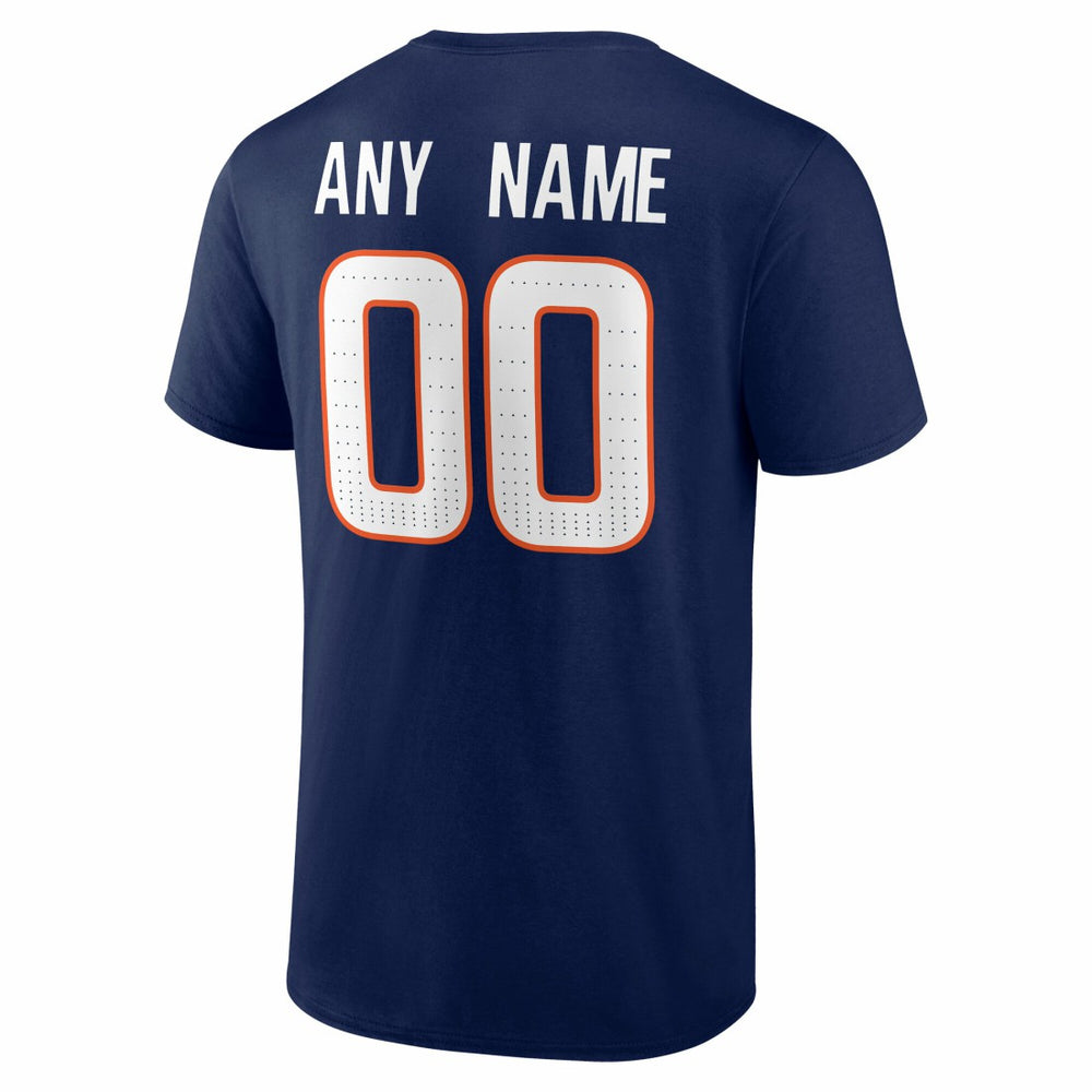 Denver Broncos Big & Tall Team Authentic Custom T-Shirt Navy - NFL