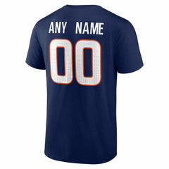 Denver Broncos Big & Tall Team Authentic Custom T-Shirt Navy - NFL