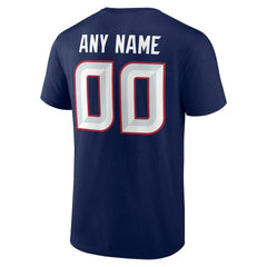 Houston Texans Big & Tall Team Authentic Custom T-Shirt Navy - NFL