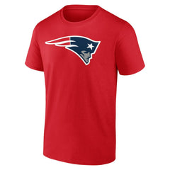 New England Patriots Big & Tall Team Authentic Custom T-Shirt Red - NFL