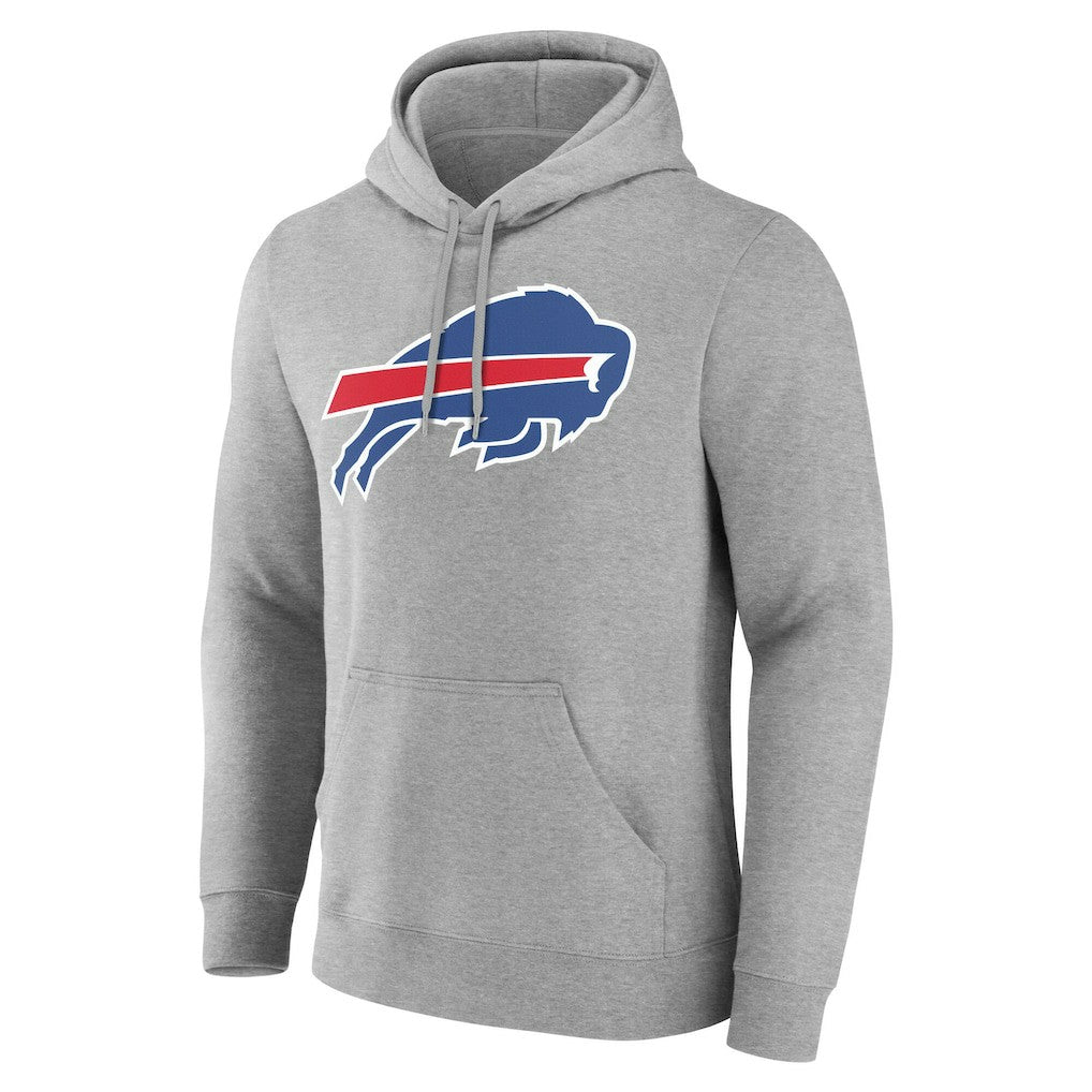 Buffalo Bills Big & Tall Team Authentic Custom Hoodie Gray - NFL