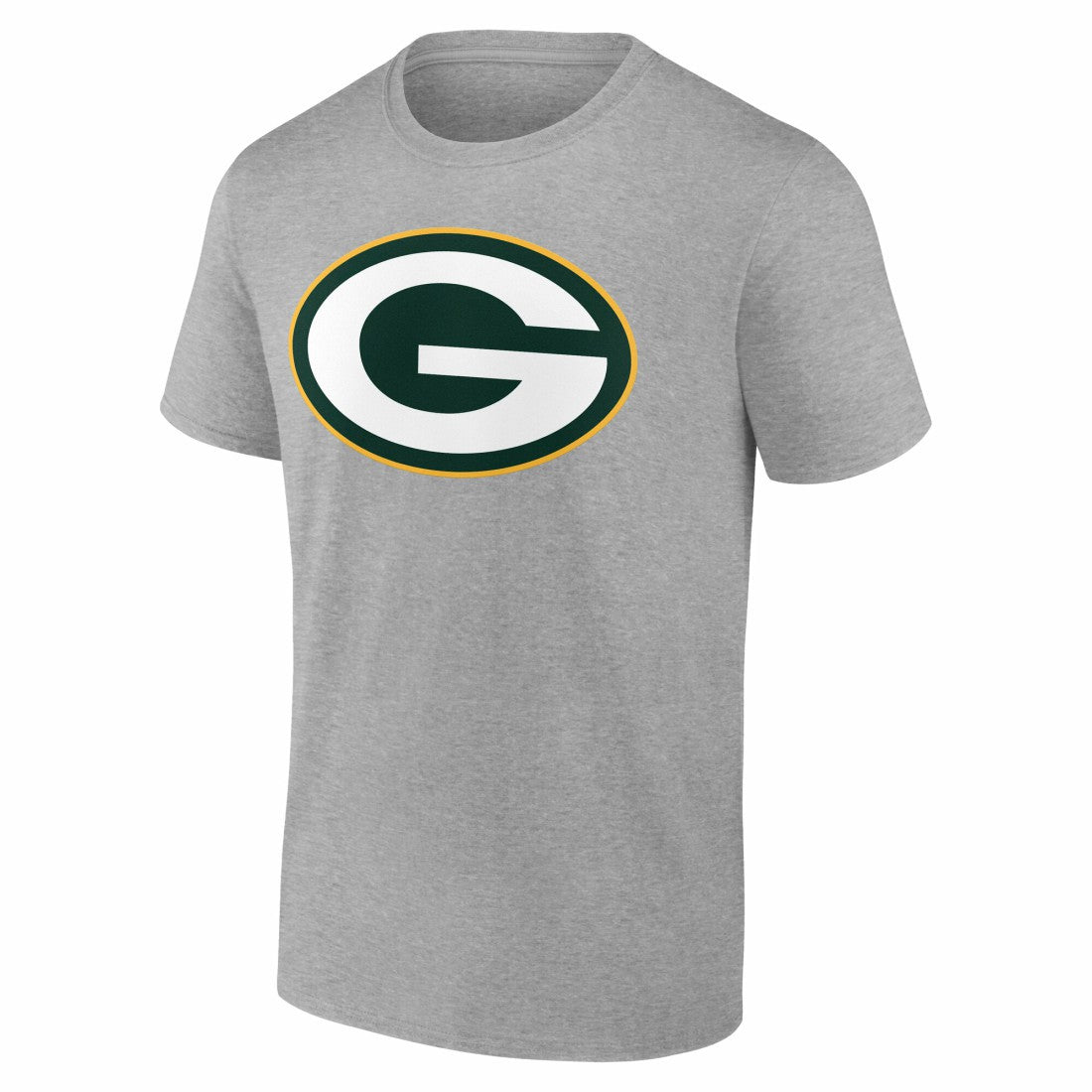 Green Bay Packers Big & Tall Team Authentic Custom T-Shirt Gray - NFL