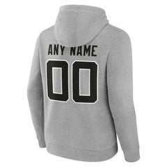 Jacksonville Jaguars Big & Tall Team Authentic Custom Hoodie Gray - NFL