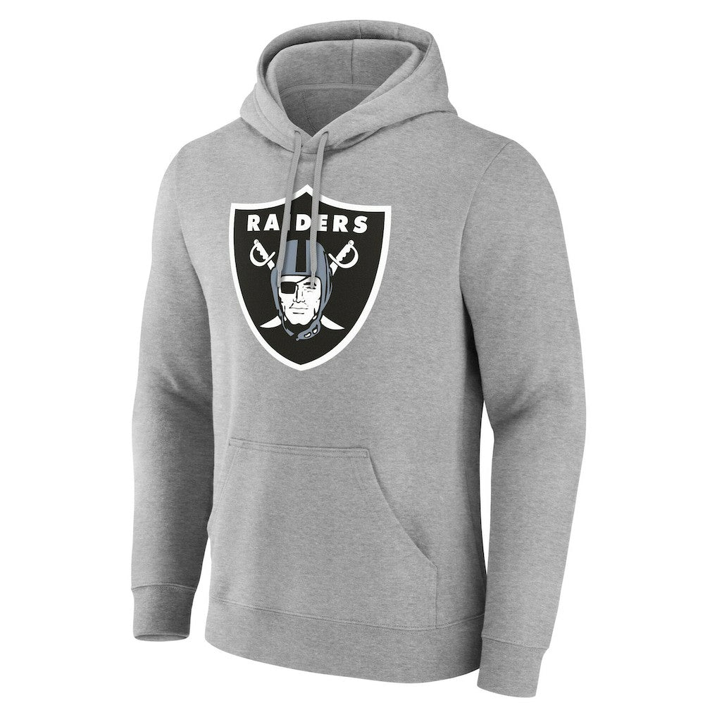 Las Vegas Raiders Big & Tall Team Authentic Custom Hoodie Gray - NFL