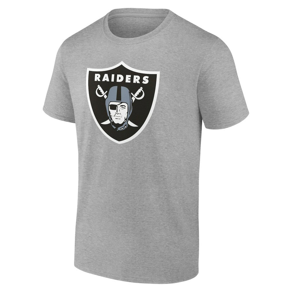 Las Vegas Raiders Big & Tall Team Authentic Custom T-Shirt Gray - NFL