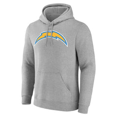 Los Angeles Chargers Big & Tall Team Authentic Custom Hoodie Gray - NFL
