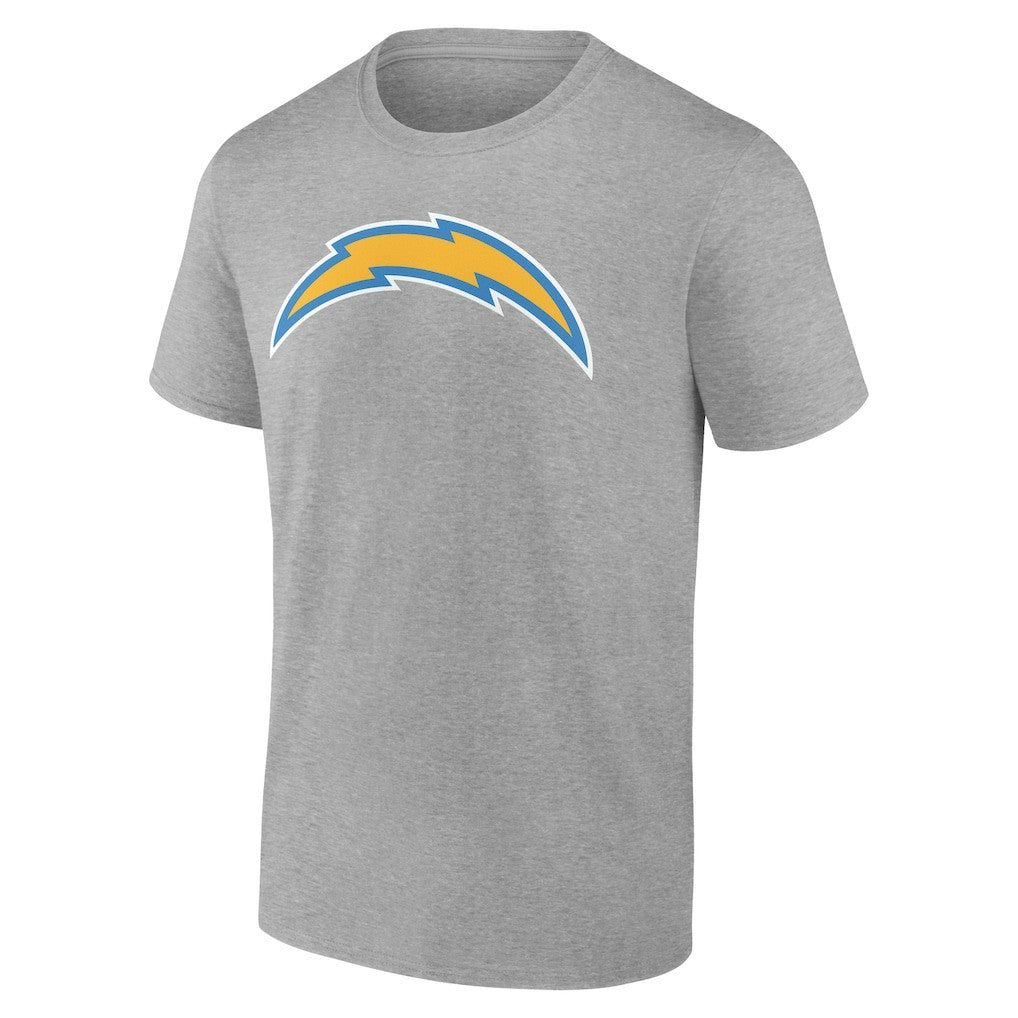 Los Angeles Chargers Big & Tall Team Authentic Custom T-Shirt Gray - NFL