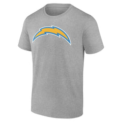 Los Angeles Chargers Big & Tall Team Authentic Custom T-Shirt Gray - NFL