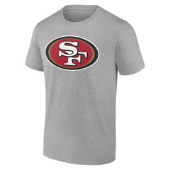 San Francisco 49ers Big & Tall Team Authentic Custom T-Shirt Gray - NFL